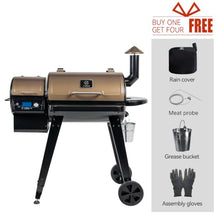 Z GRILLS 450A2 Wood Pellet Grill Smoker, PID V3.0, 459 Sq in, Bronze