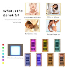 Zugoni Indoor Far Infrared Sauna Room Low EMF 5 Heating Panels 1400W Sauna Style