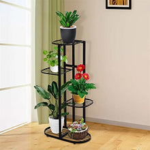 ZOCWJK Plant stand5 Tier Potted Plant Stand Iron Flower Stand Multiple Flower Pot Holder Organizer Display,