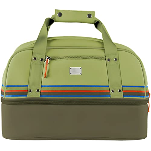 Sun Mountain Mid-Stripe Boston Bag Loden/Moss/Inferno