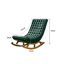 ELUKHT Rocking Recliner Chair for Pregnant Women Comfortable Deck Chair for Bedroom Living Room Balcony Terrace Adjustable Backrest for Relaxing and Resting Sun Lounger for Leisure Time