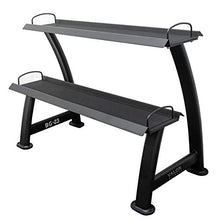 Valor Fitness Kettlebell Storage Rack 2 Tier Levels Heavy Duty Weight Holder Organize Gym Equipment BG-23