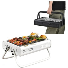 Barbecue Skewers Outdoor Barbecue Grills Camping Foldable Portable Barbecue Grills (D 44 * 30 * 22.5cm)