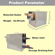 Carefree Fish Stainless Steel Koi Filter Box for Ponds 1000-3000 Gal Silver