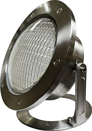 DABMAR LIGHTING LV302-LED16-SS316 316 Marine Grade Stainless Steel Underwater Light Black