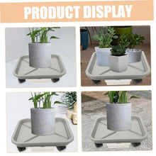 YYBOES Mobile Planter Tray Gardening Flowerpot Base Plant Trays Movable Flowerpot Holder Tray for Potted Plants Plant Tray for Pots Planter Trays with Wheels Plant Roller Base Plant Mover