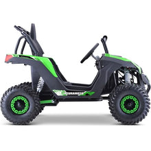 MotoTec Raider Kids UTV 48v 1200w Full Suspension Large Green