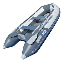 BRIS 9.8 ft Inflatable Boat Dinghy Yacht Tender Fishing Raft Gray/White