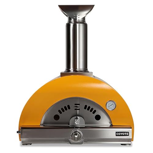 Coyote Outdoor Living 30" Yellow Hybrid Pizza Oven in NG