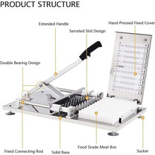 EliteBloom Meat Skewer Maker, Stainless Steel Kebab Skewer Making Box, 10 Hole Kebab Machine Meat Skewer Tool for Making Vegetable Kebab Skewers,