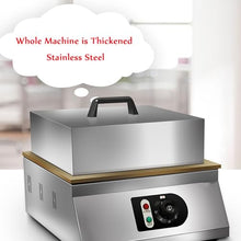 Electric Souffle Machine, Commercial Dorayaki Pancake Souffle Maker Machine, Temperature Range: 50-250°, with Stainless Steel Cover, for Restaurants, Bakeries, Dessert Shops