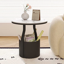 NRFJFOP Sofa Side Table Rock Slab Storage Corner Living Room Sideboard Bedside Removable Small Coffee
