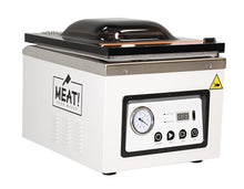 MEAT! Your Maker. Chamber Vacuum Sealer with 12" Sealing Bar and Adjustable Seal Time White/Black