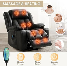 KTYUERGHK Power Lift Recliner Chair with Massage Heat & Infinite Position