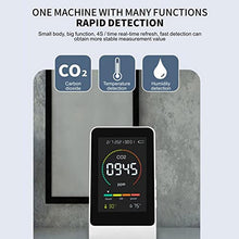CDGTHYU 3-in-1 Intelligent Carbon Dioxide Detector Lightweight Measuring Tool Indoor Air Quality Monitor Thermometer Hygrometer