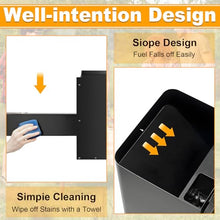 Smoker Hopper Assembly Kit,Electric Pellet Grill Hopper,Vertical Pellet Grill Hopper,with Adjustable Temperature Panel, for Grill, Smoke, Bake