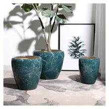 WOAITIANTIAN Flower Pots Extra-Large Ceramic Flowerpot Living Room Household Floor Tree Large Caliber Creative Balcony(Large)