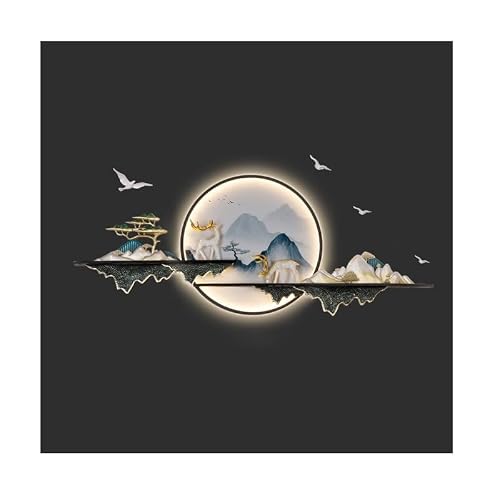 SABALON Outdoor Wall Lights Outdoor Villa Courtyard Decorative Wall Lamp Waterproof Solar Anti-Rust Yard Exterior Atmosphere Courtyard Lights(A,2)