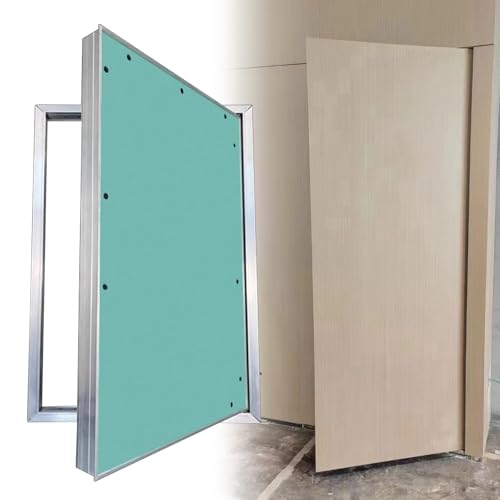 RENLXFI Aluminum Inspection Door in Drywall, Large Access Panel for Industrial/Residential Use, Flush Mount Bathroom Service Access Hole Cover(36x60in/910x1520mm)
