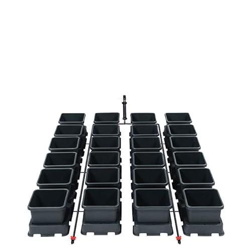 AutoPot 24 Pot Easy2Grow Hydroponic System with 2.2 Gallon Pots Black