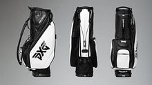 PXG 2020 Hybrid Stand Bag 8" B-UGB9-EP with 6 Compartments Opening, Multicolor (Black/White)