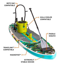 BOTE HD Aero Inflatable Stand Up Paddle Board MAGNEPod Native Abalone