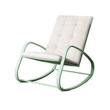 Renovation House Chairs Lounge Chair Rocking Chair Single Lounge Chair Sun Lounger Suitable for Home Bedroom Balcony Garden Durable (Color : Yellow)