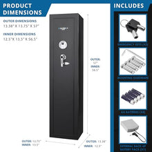 BARSKA Large Access Biometric Gun Safe Black