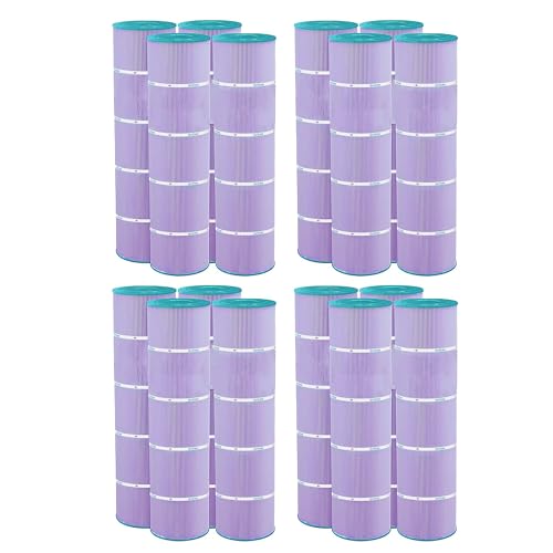 Hurricane Filters 16 Pack HF7471-04P Platinum Purple Pool Filter Cartridge - Replacement for PCC105, Unicel C-7471, Filbur FC-1977, Pentair Clean & Clear Plus 420