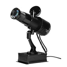 LED Logo GOBO Rotating Projector Outdoor IP65 Waterproof with Remote Including Free Custom Glass GOBO to Project Image