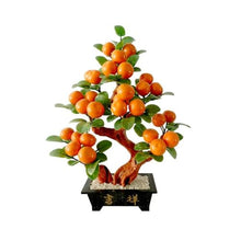 YXIANG56Q Fake Plants SimulationTree Potted Plant, Jade Carved Tree Artificial Green for Home Office Bonsai Tree