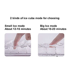 TEDILUVI Ice Making Machine Commercial Milk Tea Coffee Bar Shop Fully Automatic Small Square Shape Maker