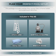 Blue Wave San Pedro 15x30-ft Oval 52-in Deep Hard Sided Steel Wall Above Ground Pool with 6-in Steel Top Seats, Dual-Speed Sand Filter System, Ladder, Skimmer & Liner – 9,900 Gallon Cap for Family Use