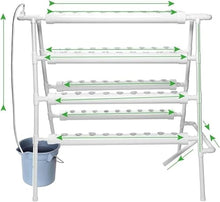 WRTYHGVGT Hydroponics Growing System 72 Sites 8 Pipes Hydroponic Grow Kit Garden Planting Equipment Nft Soilless Balcony Indoor Greenhouse Tool Lettuce Strawberry Hydroponic Tower
