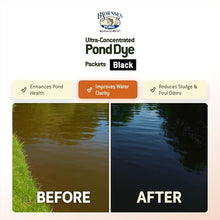 Bjornsen Ultra-Concentrated Black Pond Dye Packets, 20 Pouches, 80 Packets