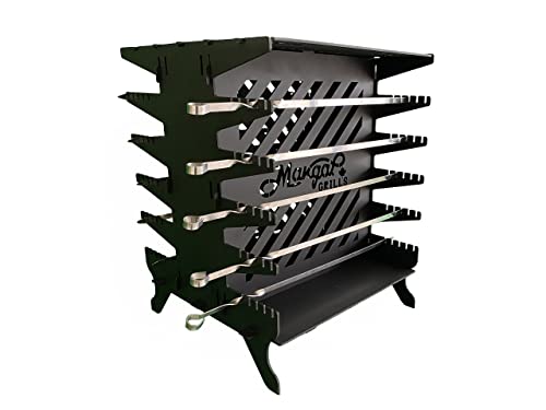 MangalGrills Vertical Charcoal Grill Kebab Shashlik BBQ Portable Mangal