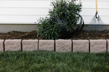 Beuta Landscape Edging | Garden Edging Border | Polyrock Blocks for Lawn Edging, Flower Beds & Yard Edging– 10 Pack | Each Section Has 6 Blocks 48" L x 4" W x 6.5" H | 20 Spikes | Cobblestone