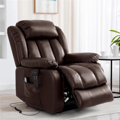 Infinite Position Dual Motor Power Lift Recliner with Heat Massage