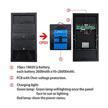 Trail Camera Solar Panel Trail Camera Solar Panel 20000mAh Solar Panel Complete Kit 12V Solar Cell Charger Monocrystalline Solar Power Pack Photo Trap for Hunting Camera (Colour: WG20000) (WG20000