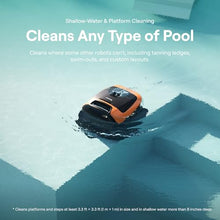 Beatbot Sora 30 Cordless Robotic Pool Vacuum Cleaner with iSkim Solar Powered Pool Skimmer, Cleans Floor, Walls, Waterline and Surface- Blue