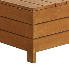 Alaterre Furniture Outdoor Coffee Table, Brown, 32” x 15”