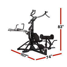 Body-Solid Free-Weight Olympic Leverage Machine Black