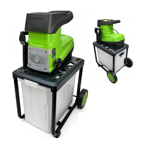 Electric Wood Chipper Shredder 2800W Garden Crusher