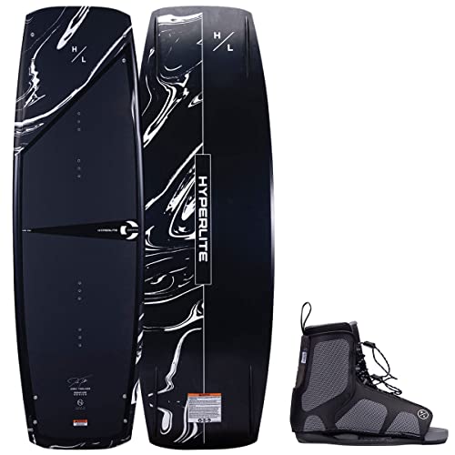 Hyperlite Cryptic Kids Wakeboard 128 W/Remix Bindings Black 128cm/(12K-2)