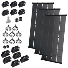 SunValue Ultimate Solar Pool Heater DIY Kit - Get the Most Out of Your Pool - Extend Your Swim Season & Pool Enjoyment (3-4'x10' Panels / 120 Square Feet)
