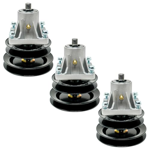 Universal Lawn Mower Spindle Assembly 3-Pack - Replacement Part #RP918-04134DR82-3-2, Compatible with Walk-Behind & Zero-Turn Mowers