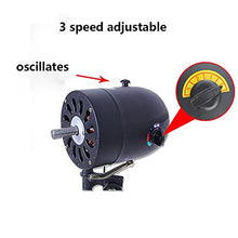 KaBuea 380W High Power Misting Fan, 120° Oscillation, 3 Speeds, 65-81 Inch Adjustable Height for Garden, Lawn & Greenhouse(One Color,30in)