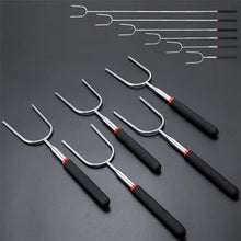 Stainless Steel Telescopic Barbecue Fork Outdoor Tool