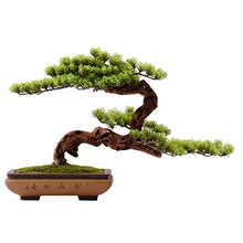 Artificial Plants Bonsai Tree Indoor Wood Welcoming Pine Bonsai Zen Decorative Bonsai with Ceramic Pots Living Room Corridor Desktop Decor