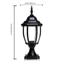 Pillar Fence Lights Outdoor Lamp Post Cap Aluminum Heat-Resistant Top Pillar Lamp Waterproof Path Lamp